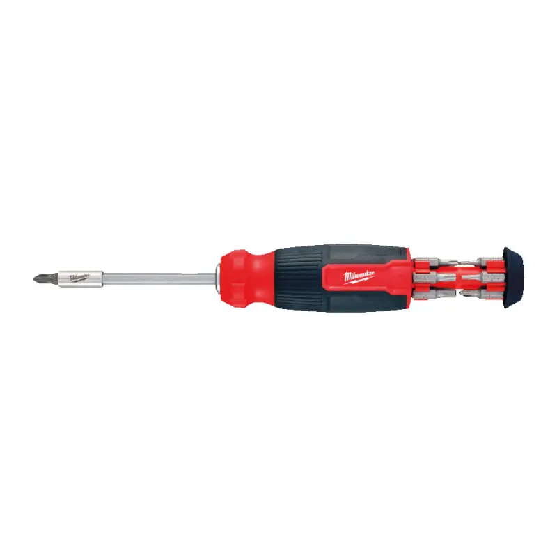Šroubovák s úložištěm bitů Milwaukee, Multi-bit 14v1 TORX a PH - Sada 14 dílů (MI4932492810)
