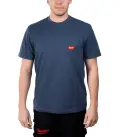 Pracovní triko Milwaukee WT SS BLU s krátkým rukávem (XXL) modré, 4932493017 (MI4932493017)