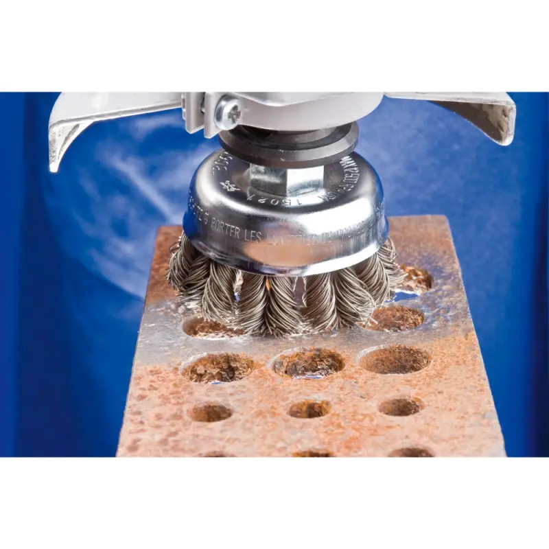 Hrncový kartáč Pferd POS TBG 65/M14 ST 0,50 - splétaný se závitem (PF4007220579121)