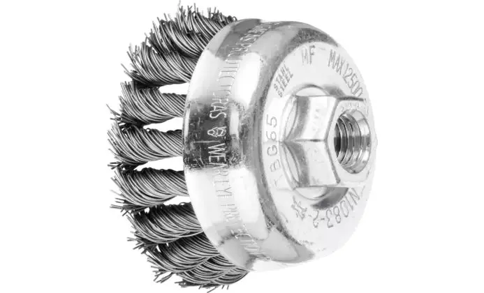 Hrncový kartáč Pferd POS TBG 65/M14 ST 0,50 - splétaný se závitem (PF4007220579121)