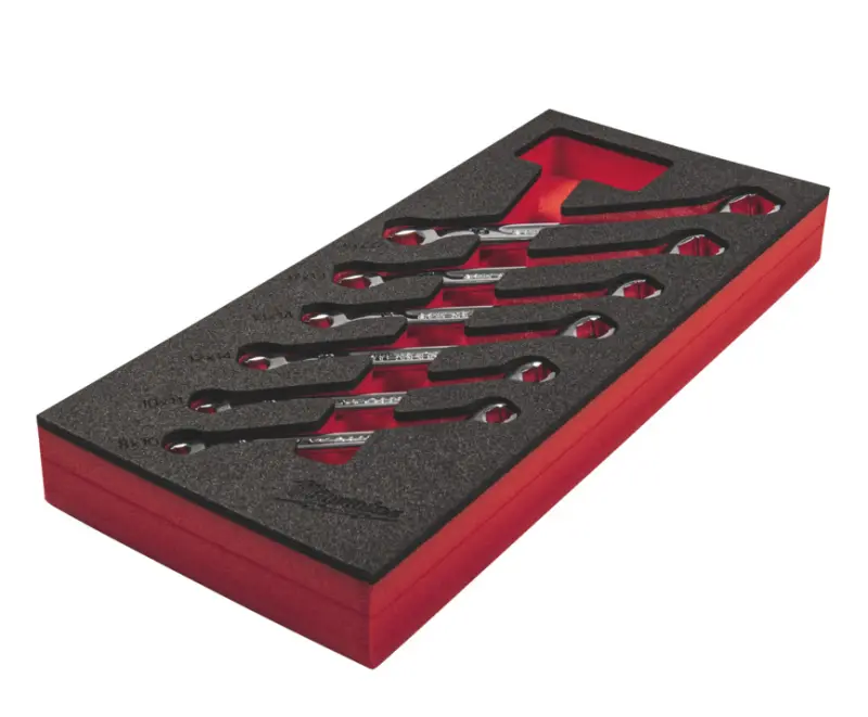 Pěnová vložka Milwaukee s polootevřenými klíčemi na brzdové palivové potrubí (6 ks) 4932493628 (MI4932493628)