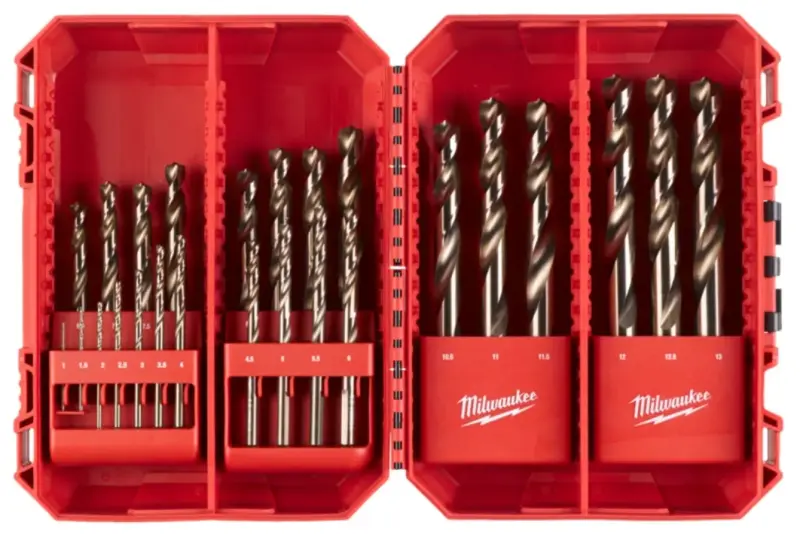 Vrtáky do kovu RED COBALT HSS-Co pr. 1 ÷ 13 mm Milwaukee 4932493868 (Sada 25 ks) (MI4932493868)