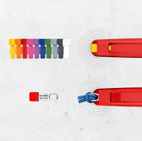 Barevné klipy Knipex 00 61 10 C V01 ColorCode mix barev 1 (10 ks) (K 00 61 10 C V01)