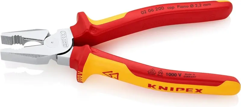 Kombinované kleště 200 mm Knipex 02 06 200 SB - silové (K 02 06 200 SB)