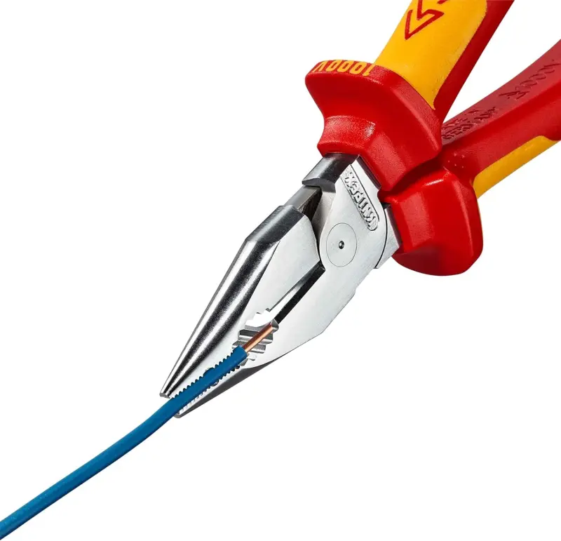 Úzké kombinované kleště 185 mm VDE Knipex 08 26 185 SB (K 08 26 185 SB)