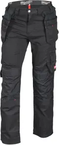 Pracovní kalhoty Milwaukee FREEFLEX WP BL 50, černé, Vel. 50/L, 4932498193