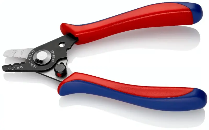 Odizolovací kleště 130 mm Knipex 12 82 130 SB - pro světlovodné kabely Coating (K 12 82 130 SB)