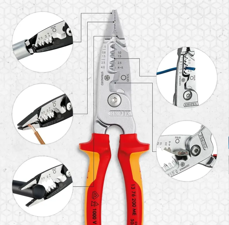 Odizolovací kleště Knipex 13 76 200 ME WireStripper (K 13 76 200 ME)