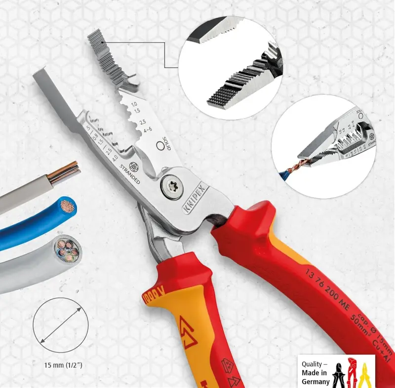 Odizolovací kleště Knipex 13 76 200 ME WireStripper (K 13 76 200 ME)