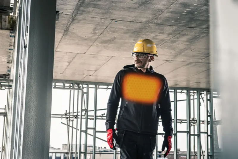 Dámská vyhřívaná mikina s kapucí Milwaukee M12 HHBL5-0 (XXL) černá (MI4932499191)