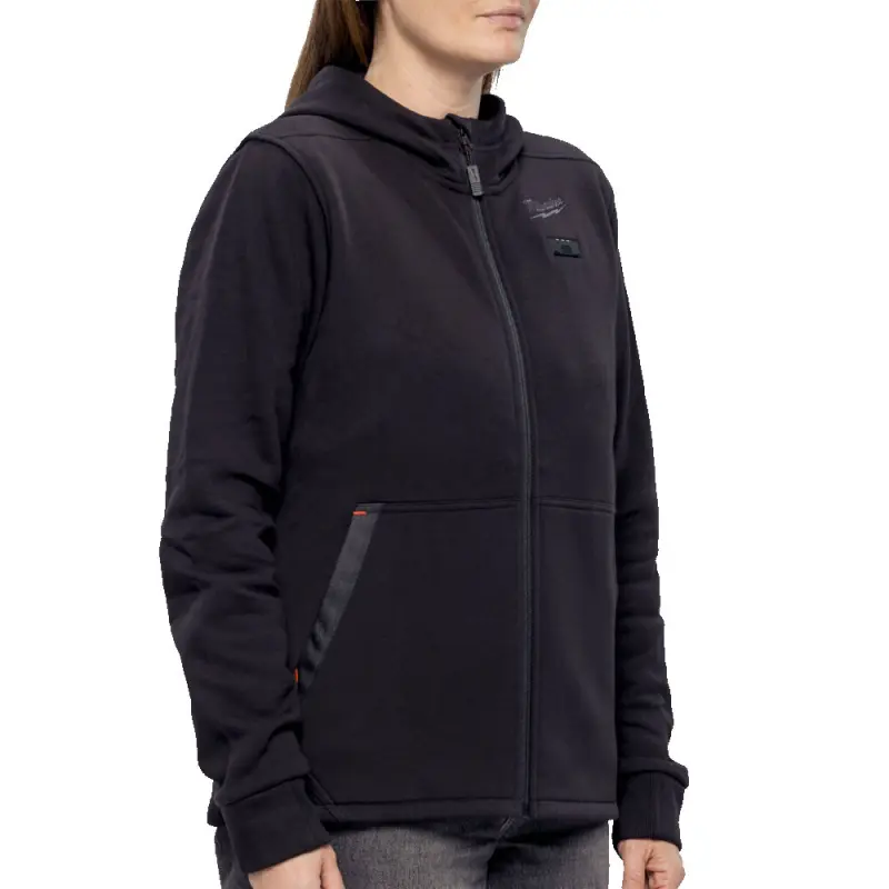 Dámská vyhřívaná mikina s kapucí Milwaukee M12 HHLBL5-0 (XL) černá (MI4932499197)