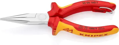Kleště Knipex 25 06 160 T 160 mm půlkulaté s břity TT (K 25 06 160 T)