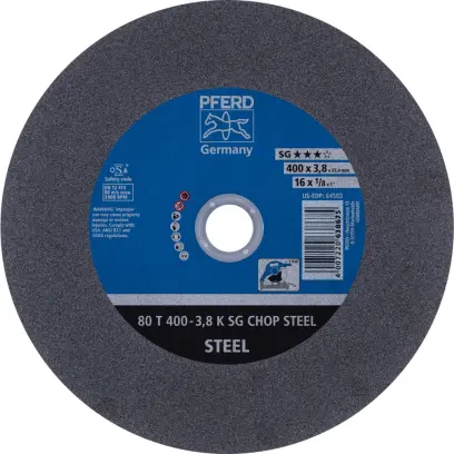 Rozbrušovací kotouč PFERD 80 T 400-3,8 A 36 K SG-CHOP/25,4 (PF4007220638675)