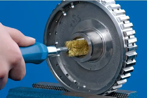 Trubkový kartáč krimpovaný Pferd IBU 0880/M6 MES 0,15, se závitem (PF4007220659557)