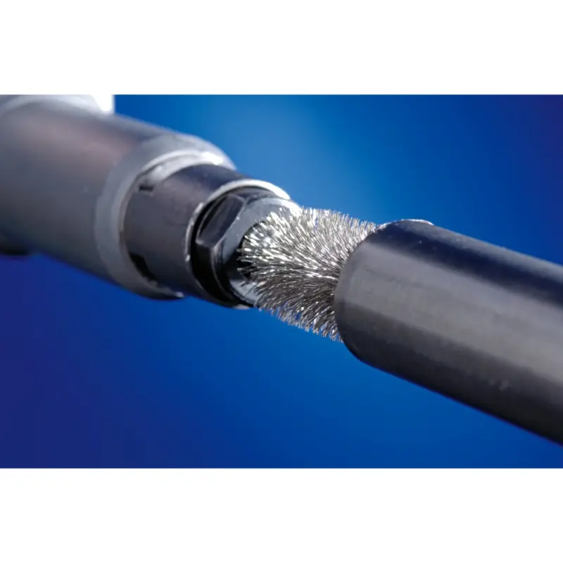 Trubkový kartáč krimpovaný Pferd IBU 1280/M6 INOX 0,15, se závitem (PF4007220659625)