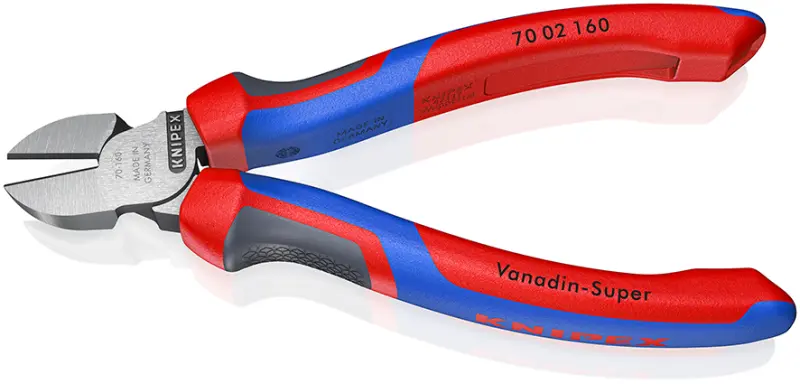 Boční štípací kleště Knipex 70 02 160 SB - komfortní rukojeť, v blistru (K 70 02 160 SB)