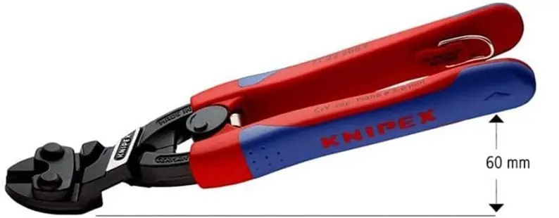 Kompaktní štípací kleště Knipex 71 22 200 T BK - CoBolt®, vícesložkové návleky (K 71 22 200 T BK)