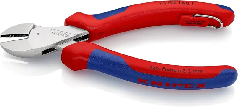 Boční štípací kleště Knipex 73 05 160 T BK - X-Cut®, kompaktní s velkým převodem (K 73 05 160 T BK)
