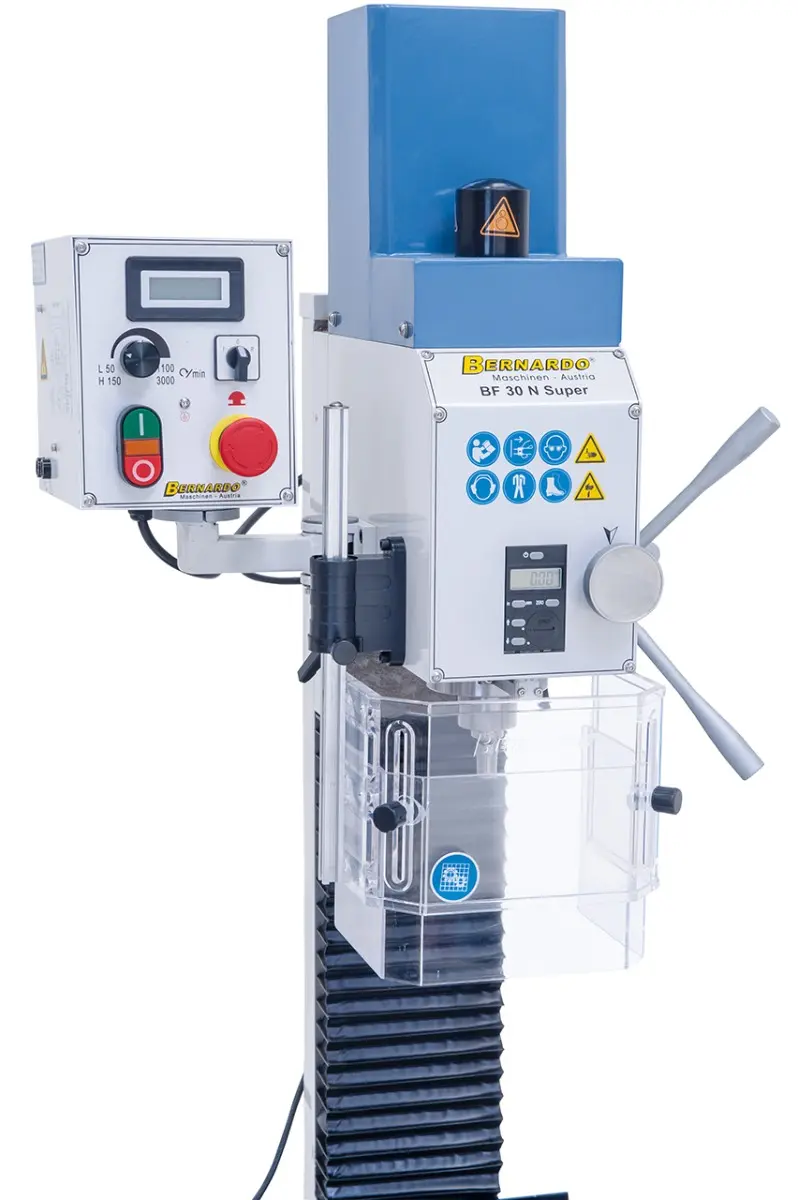 Vrtačko-frézka Bernardo BF 30 Super se strojním posuvem AL 350 D (BER021043B)