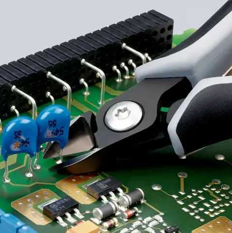 KLEŠTĚ ŠTÍPACÍ ELEKTRONIK (špičatá hlava s velmi m (K 79 32 125 ESDSB)