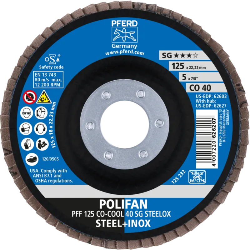 PFF 125-22 CO 40 SGP-COOL/22,23  KOTOUČ LAMELOVÝ S (PF4007220725450)