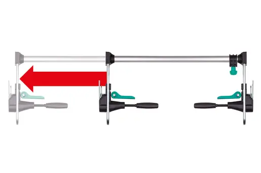 Montážní sada na dveřní zárubně Wolfcraft PRO (Sada 8 dílů) (WOLF3676000)