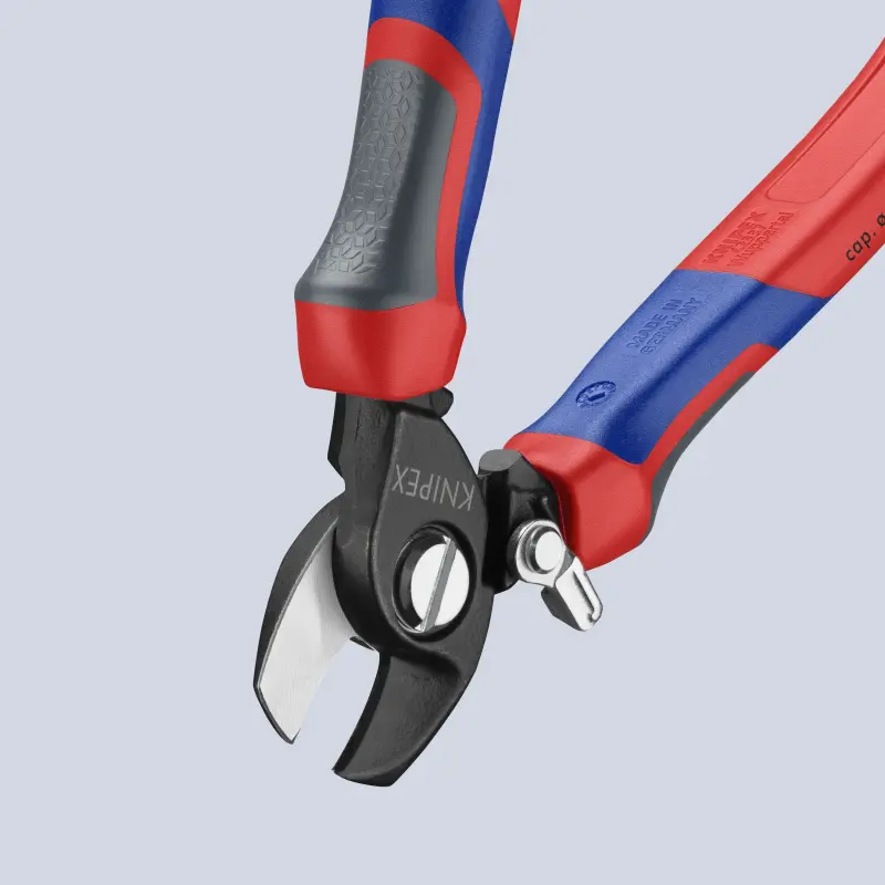 Nůžky na kabely 165 mm KNIPEX 95 22 165 s otevírací pružinou (K 95 22 165)