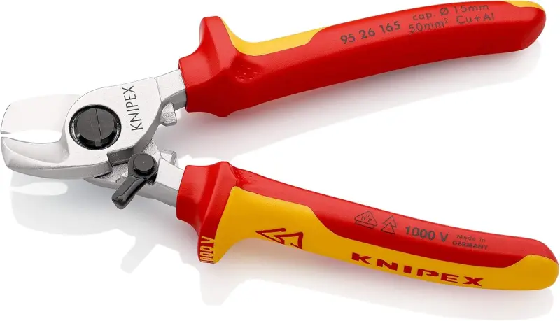 Kabelové nůžky Knipex 95 26 165 s otevírací pružinou (K 95 26 165)