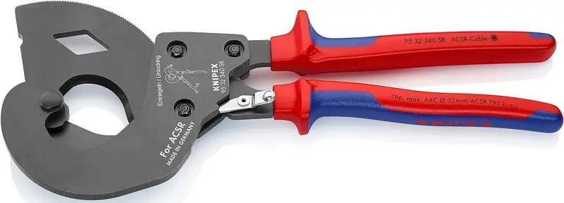 Nůžky Knipex 95 32 340 SR na kabely ACSR (K 95 32 340 SR)