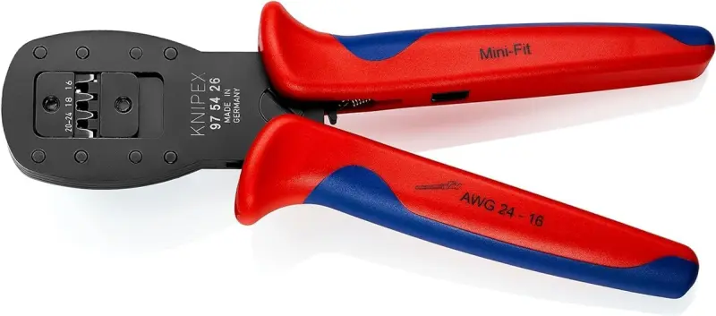 Lisovací kleště Knipex 97 54 26 - pro mini konektory Mini-Fit® (K 97 54 26)