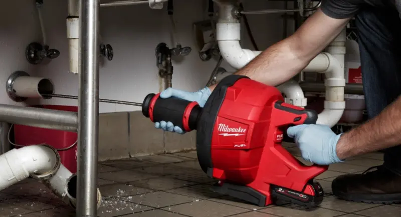 Aku čistič potrubí Milwaukee M18 FDCPF10-0C se spirálou 10 mm (bez aku) (MI4933459684)