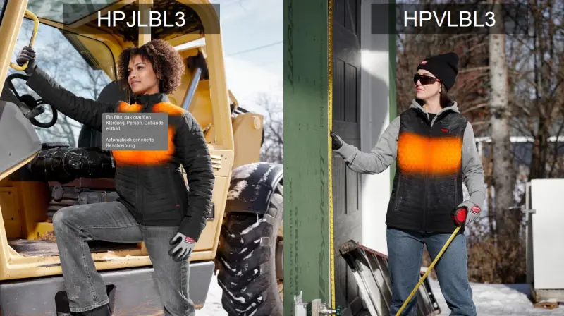 Aku vyhřívaná prošívaná bunda Milwaukee M12 HJP-0 (M) černá, pánská, bez Aku, 4933464365 (MI4933464365)