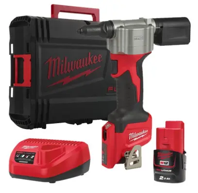 Aku nýtovací kleště Milwaukee M12 BPRT-201X (2,0 Ah) (MI4933464405)