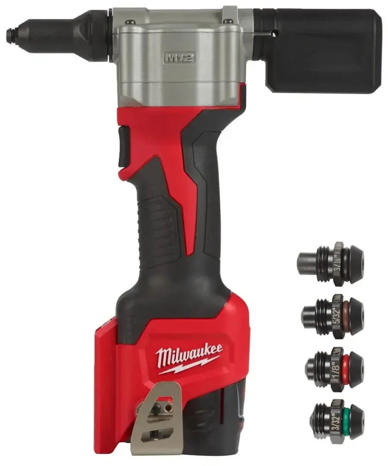 Aku nýtovací kleště Milwaukee M12 BPRT-201X (2,0 Ah) (MI4933464405)