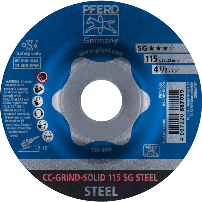 CC-GRIND-SOLID 115 SG-STEEL (PF4007220887059)