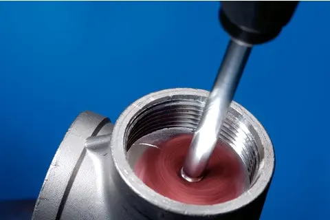 Fleecová brusná hvězda POLINOX  PNST průměr 25 mm závit 8-32 UNC A80 (PF4007220899212)