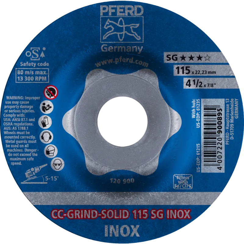 CC-GRIND-SOLID 115 SG-INOX (PF4007220900895)