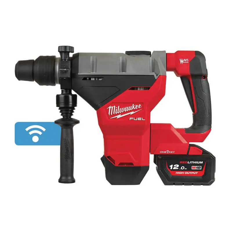 Aku kombinované kladivo Milwaukee M18 FHM-121C, ONE-KEY, SDS-MAX, 1x aku M18 HB12 + nabíječka M12-18 FC + kufr, 4933464894 (MI4933464894)