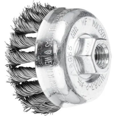 Hrncový kartáč Pferd TBG 65/M14 ST 0,50 - splétaný se závitem M14 (PF4007220955086)