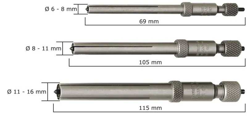Sada středicích razníků (K 9R 430 143)