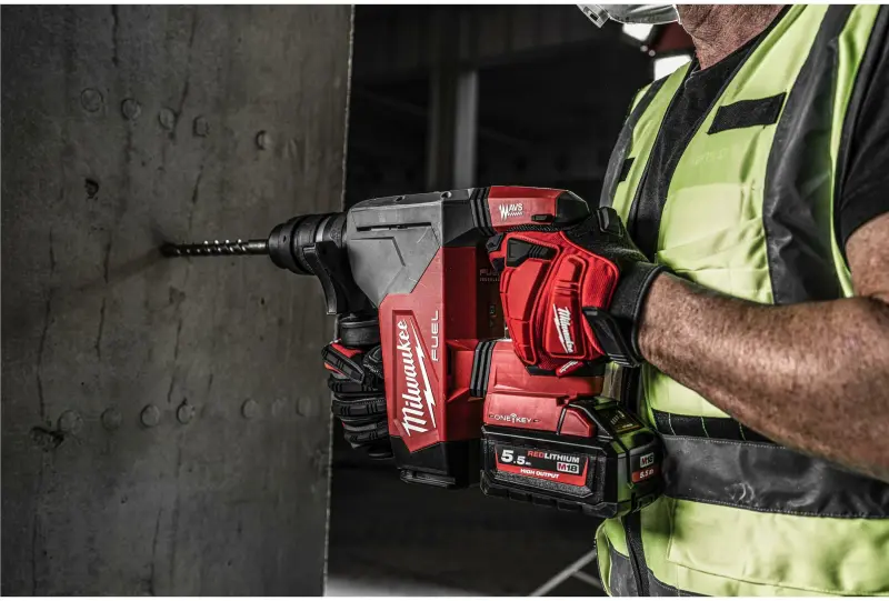 Aku kombinované kladivo SDS-plus Milwaukee M18 ONEFHPX-552X Fixtec (5,5 Ah) (MI4933478496)