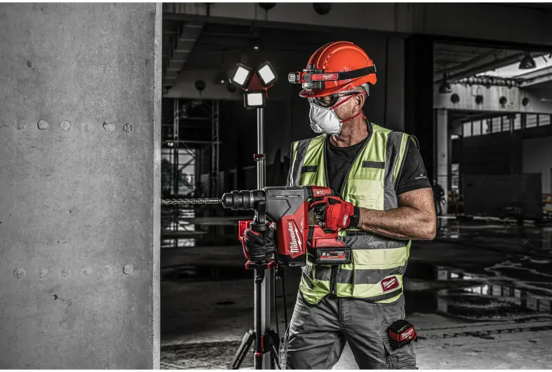 Aku kombinované kladivo SDS-plus Milwaukee M18 ONEFHPX-552X Fixtec (5,5 Ah) (MI4933478496)