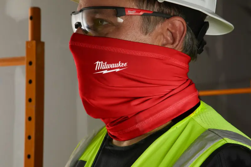 Nákrčník a rouška Milwaukee NGFM-R (červená) (MI4933478780)