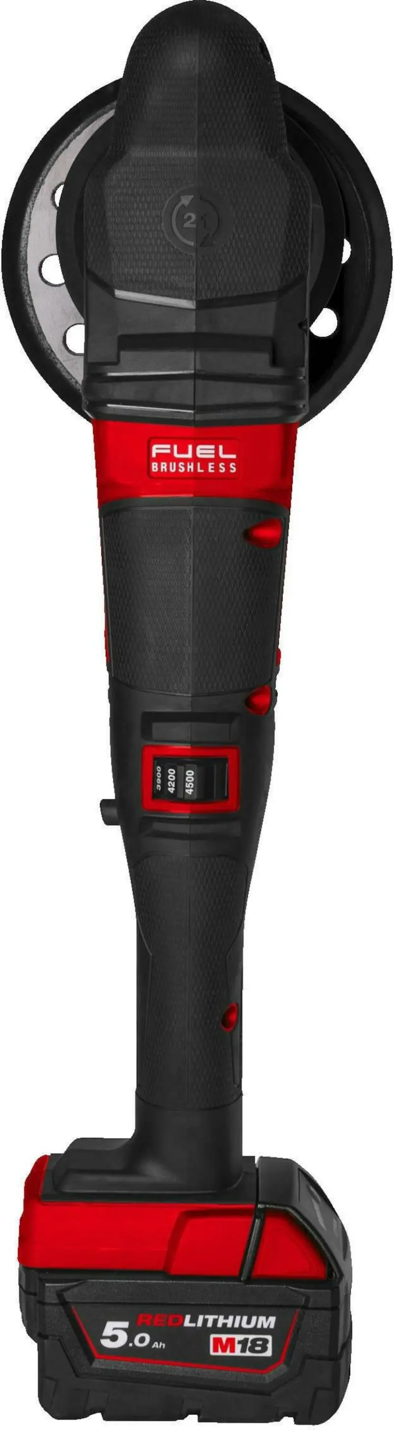 Aku excentrická leštička Milwaukee M18 FROP21-502X, leštící bruska 150 mm, 2x aku M18 B5 + nabíječka M12-18 FC, 4933478837 (MI4933478837)