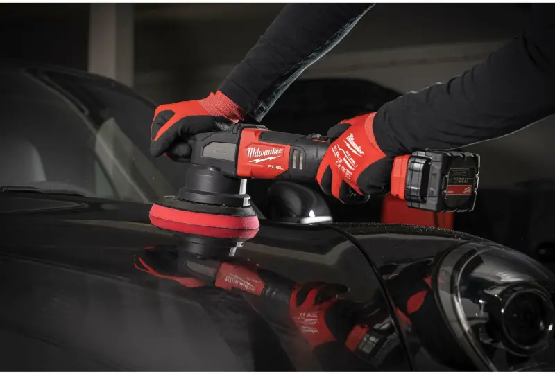 Aku excentrická leštička Milwaukee M18 FROP21-502X, leštící bruska 150 mm, 2x aku M18 B5 + nabíječka M12-18 FC, 4933478837 (MI4933478837)