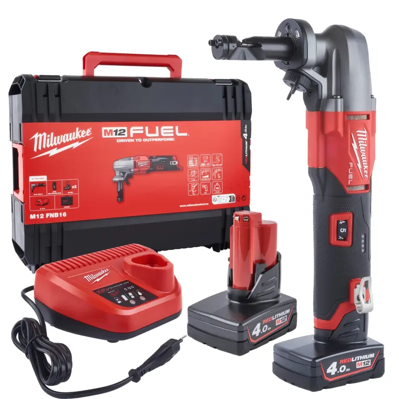 Aku prostřihovač plechu 1,6 mm Milwaukee M12 FNB16-402X, 4933479619 (MI4933479619)