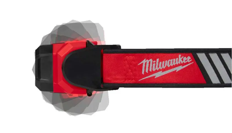 VÝPRODEJ: Aku čelová svítilna/lampa Milwaukee L4 HL-VIS-301, 600 lm, TRUEVIEW LED osvětlení, 1x aku L4 B3, 4933479768 (MI4933479768V)