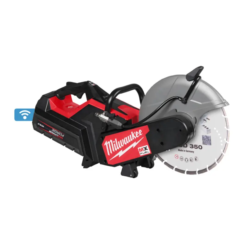 Aku rozbrušovací pila Milwaukee MX FUEL MXF COS350G2-802 (350 mm), ONE-KEY, 2x aku MXF XC608 + MXF SC + HUDD 350mm + taška 4933480480