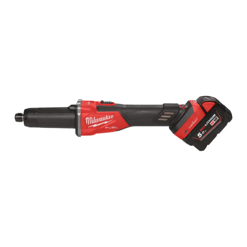 Aku přímá bruska Milwaukee M18 FDGROVB-502X, pro stopkové nástroje 6 a 8 mm, 2x Aku (18V, 5,0 Ah), 4933480956 (MI4933480956)