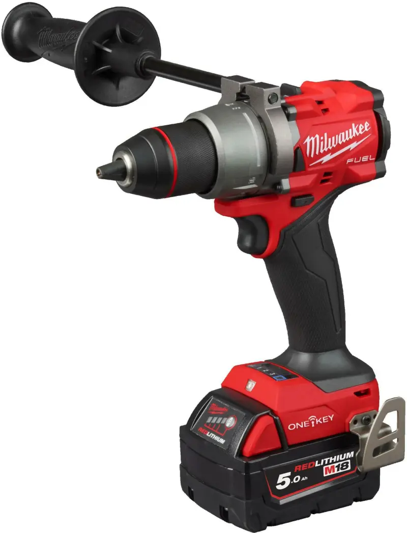 Aku vrtačka s příklepem Milwaukee M18 ONEPD3-502X, 2x aku M15 B5 + M12-18 FC + kufr, 4933492801